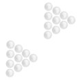 thumbnail image 3 of Vogacara 10pcs 8cm White Modelling Craft Polystyrene Balls Spheres Foam Tipo 1 2Conjunto, 3 of 6