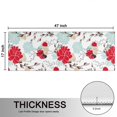 thumbnail image 5 of Kitchen Rugs Sets Of 2,Pioneer Flower Floral Print Pattern Anti Fatigue Kitchen Mat Rugs Non Slip Washable,Decorative Kitchen Floor Mats for Kitchen,Sink,Laundry,17"X47", 5 of 5