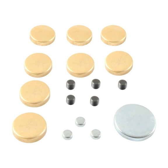 Kuntesetty Brass Freeze Plug Kit Easy Installation Replacement for Chevy 1957-1997