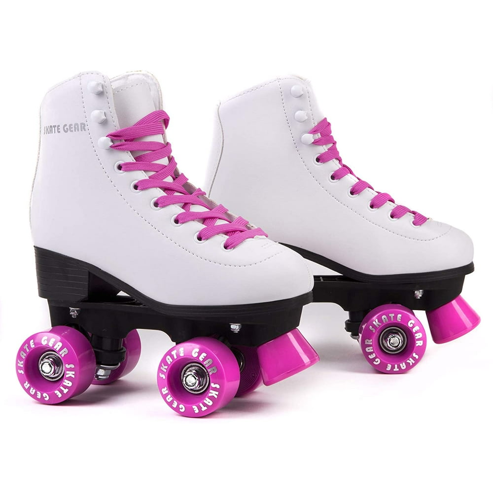 Skate Gear Cute Roller Skates Holiday Gifts for Children (Pink, Youth 1