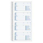 Adams(R) Spiral Bound Phone Message Book, 11in. x 5 1/4in., Book Of 400 Messages, ABFSC1154D