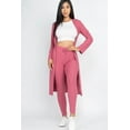 thumbnail image 5 of Ribbed Long Cardigan and Leggings Ensemble, 5 of 11