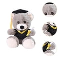 thumbnail image 2 of Regalo de felpa de graduación Perfecl Peluche de oso Con marco de gorro gris 22 cm, 2 of 8