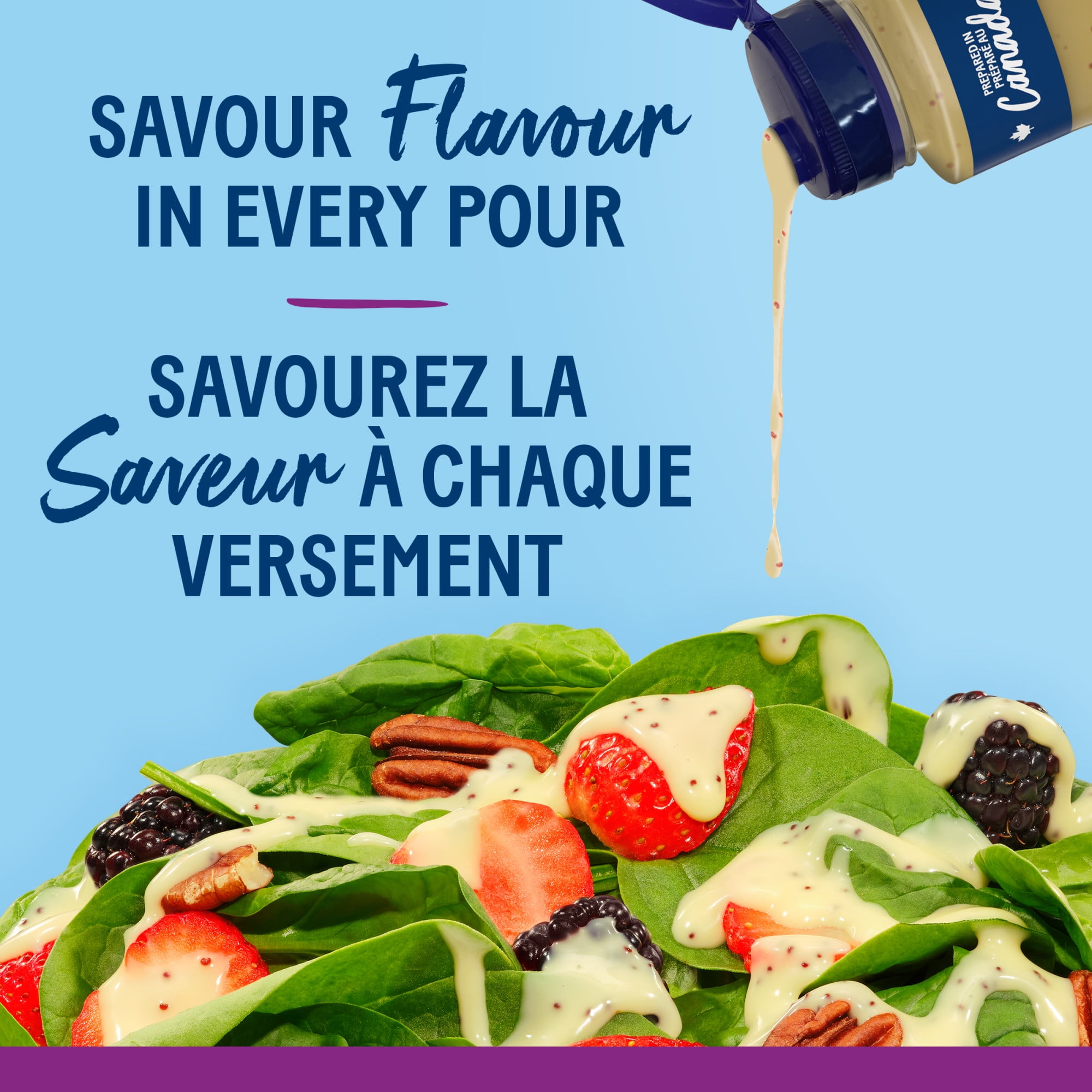 Vinaigrette Crémeuse Graines De Pavot Calorie-Wise, Bouteille