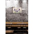 thumbnail image 3 of Purple Iris Flower Retro Aluminum Sign 12"x8" Metal Sign Iris Flower Themed Wall Art Vintage Floral Decor Tin Garden Signs for Cafes Club Pub Man Cave Wall Sign Gifts, 3 of 6