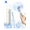 Blue, variant on JISULIFE Mini Portable Fan, 3 in 1 Handheld Fan with 4500 mAh [20-37 use Hours], USB Rechargeable stadium fan with Power Bank, Flashlight, Foldable Pocket Fan for Travel, Makeup, Gift for Women-White