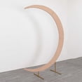 thumbnail image 5 of BalsaCircle 7.5 feet Nude Half Crescent Moon Backdrop Stand Cover Spandex Fitted Wedding Arch Decorations Reception Photography, 5 of 8