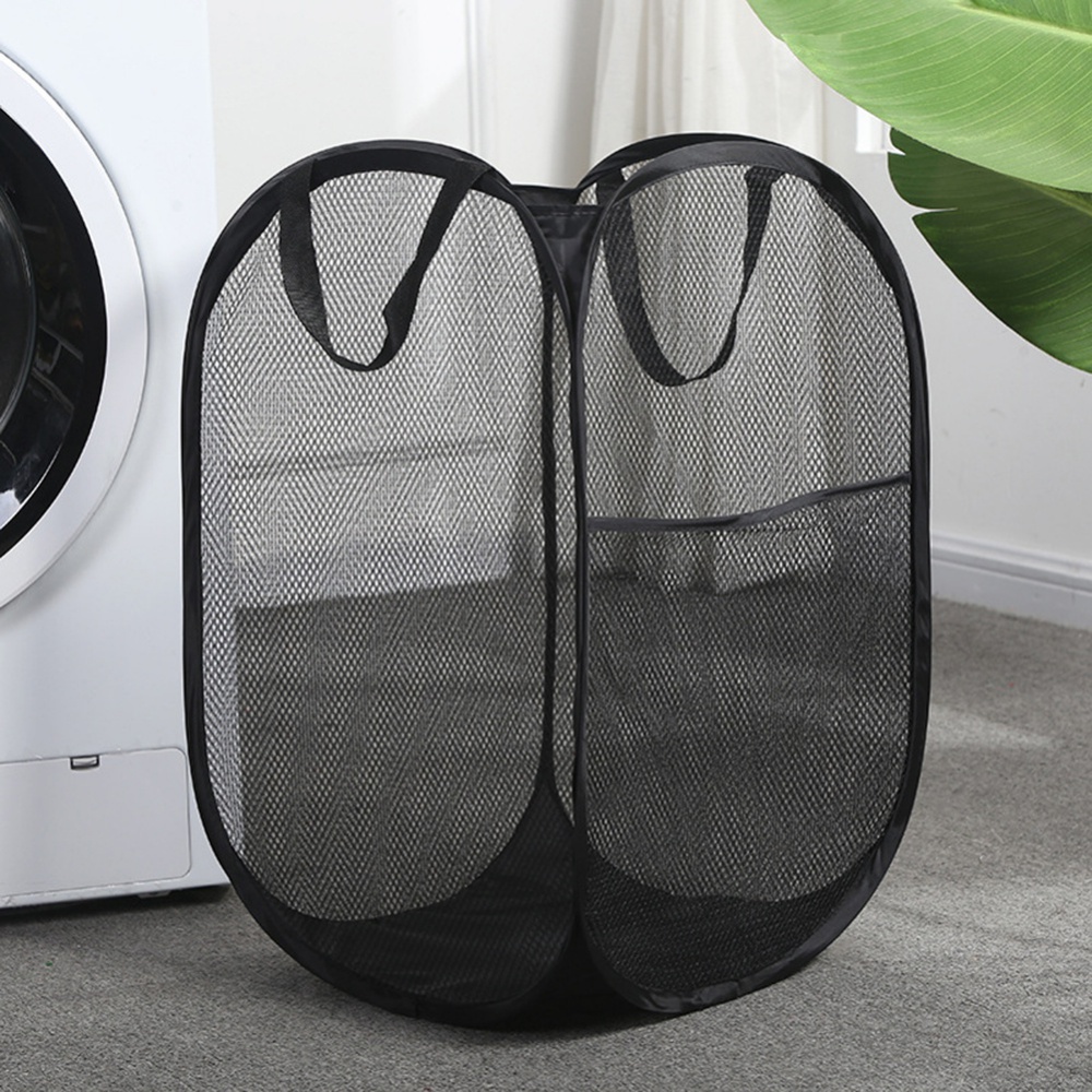 Foldable Popup Laundry Baskets,Mesh Hamper Dirty Clothing Landury