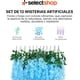 thumbnail image 2 of Flores Artificiales De Decoracion Glicina Colgantes De Wisteria para Jardín Exterior Hogar Fiesta Boda Plantas Artificiales Decorativas Flores Artificiales Realistas (Azul 12 Piezas), 2 of 6