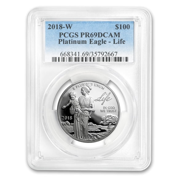 2018-W 1 oz Proof Platinum Eagle PR-69 DCAM PCGS