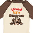 thumbnail image 4 of Inktastic Weimaraner Dog Gifts Boys or Girls Long Sleeve Baby Bodysuit, 4 of 5