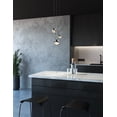thumbnail image 4 of Sonneman 2914.01-AST Grapes 3 Light 9" Wide Led Suspension Multi Light Pendant - Chrome, 4 of 4
