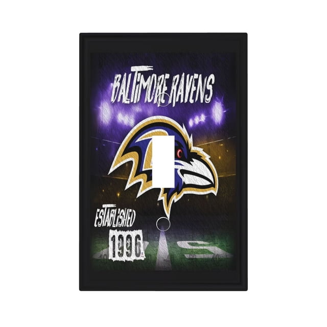 Panel de interruptores de pared con marco romano de cuero individual Ravens Switching Lights, interruptor de luz individual, doble o con tirador