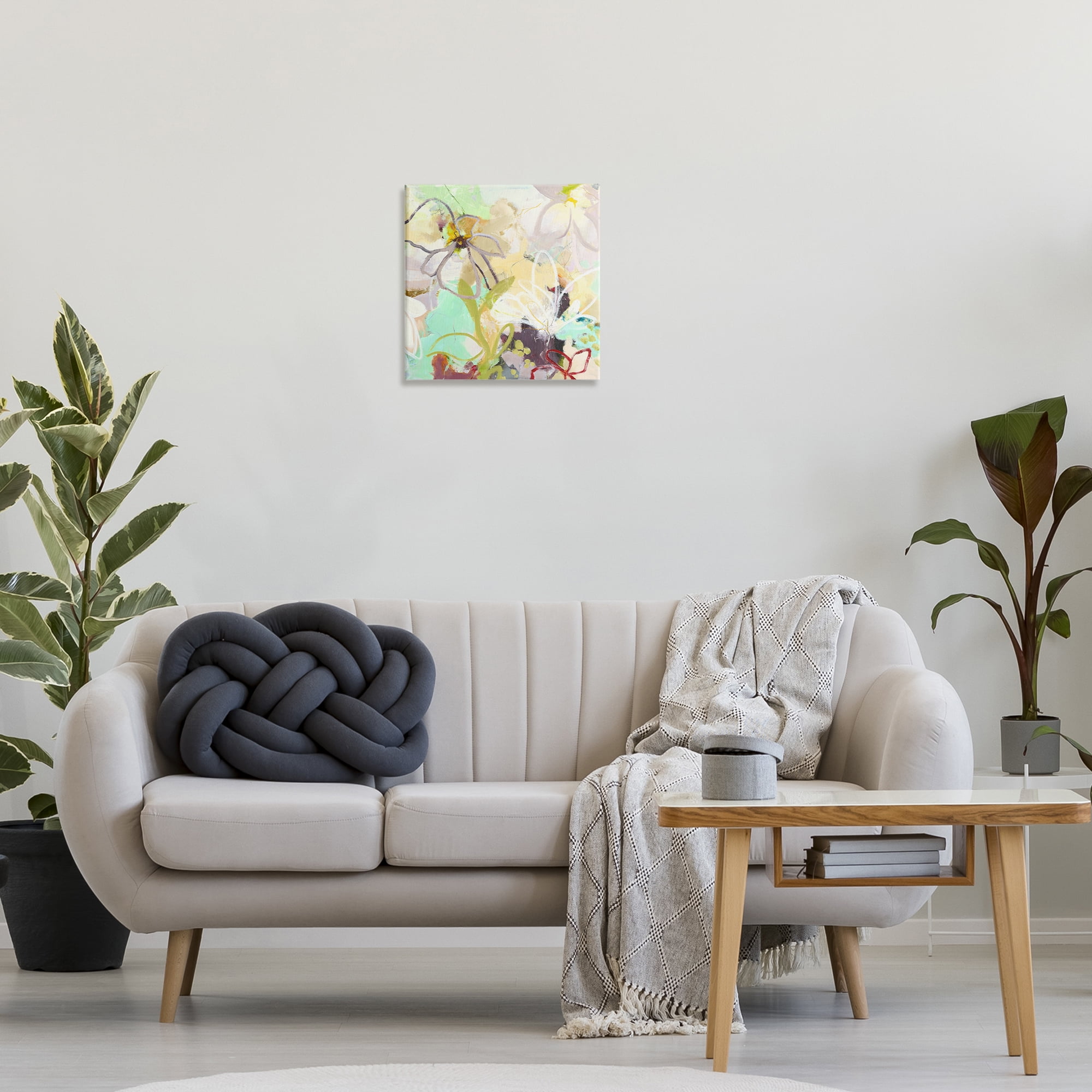 Last Days Of Spring Abstract Canvas Wall Art, design by Design Fabrikken