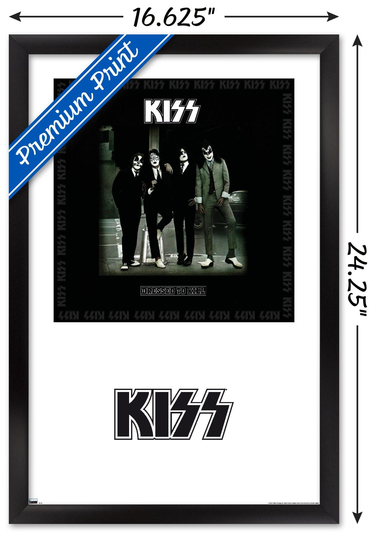KISS - Dressed To Kill Album Series Wall Poster, 14.725" x 22.375" Framed - Walmart.com KISS - Dressed To Kill Album Series Wall Poster, 14.725" x 22.375" Framed - Walmart.com