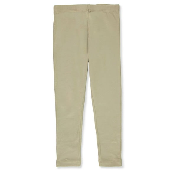 French Toast Girls' Solid Knit Leggings Color: khaki Size: 2t