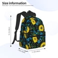 thumbnail image 2 of Easygdp Sunflowers And Blue Flower Mochila Casual para Portátil, Mochila para Escuela, Viajes, Negocios, 2 of 6