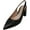 Black, variant on Gianvito Rossi Women's Agata Praline Ankle-High Leather Slingback - 4.5M