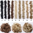 thumbnail image 4 of Long Magic Hair Band Scrunchie Messy Curly Hair Bun Maker DIY Ponytails Hair Extensions Synthetic Hairpieces, 4 of 6