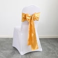 thumbnail image 4 of 10 PCS Satin Chair Sashes Ties Chair Bow Bows Chair Tie Back Chair Decoration Wedding Banquet Party Chair Bows, 4 of 8