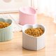 thumbnail image 3 of QPENWEI Blanc Gamelle Chat Surélevée et Inclinée - Bol Chat Ceramique Haut Incline Anti Vomissement - Gamelles pour Chats - Gamelle pour Chat - Bol Nourriture pour Chat - Ecuelle pour Chat Lave-Vaisse, 3 of 5