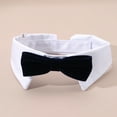 thumbnail image 1 of SNNROO 1pc Plaid Pattern Pet Bow, 1 of 7