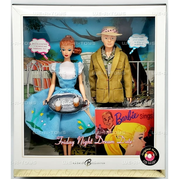Barbie & Ken CD付き　※ゴールドラベル Dream Date Barbie & Ken | Plush dolls for hobby shops - Walmart