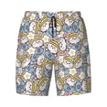 thumbnail image 4 of Lsque Mens Swim Trunks Cute Rabbit Pattern - Bathing Suit Compression Liner - Beach Swim Shorts Swimwear - (S-3XL) - Stretch Quick Dry -Large, 4 of 9