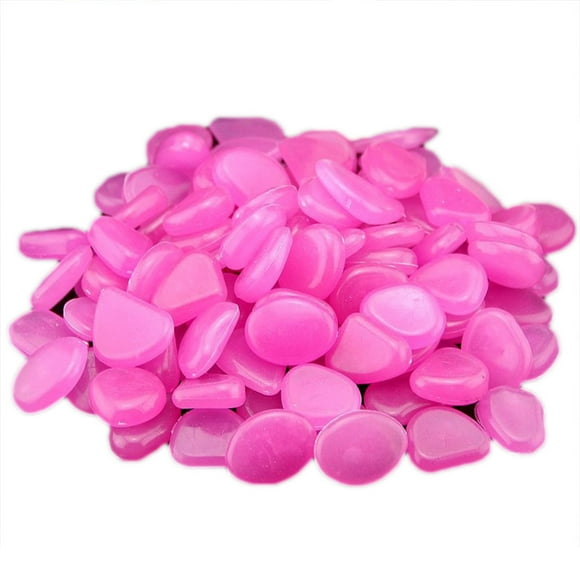 asddcavvf 50 Glow in Dark Pebbles Stone Home Garden Walkway Aquarium Fish Tank Valentine Pebbles for Indoor