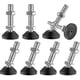 thumbnail image 1 of M8 Adjustable Furniture Leveling Feet - Heavy-Duty 400kg Load Capacity, 8pcs Stainless Steel Leveling Screws for Chairs, Tables, Industrial Brackets, 1 of 5