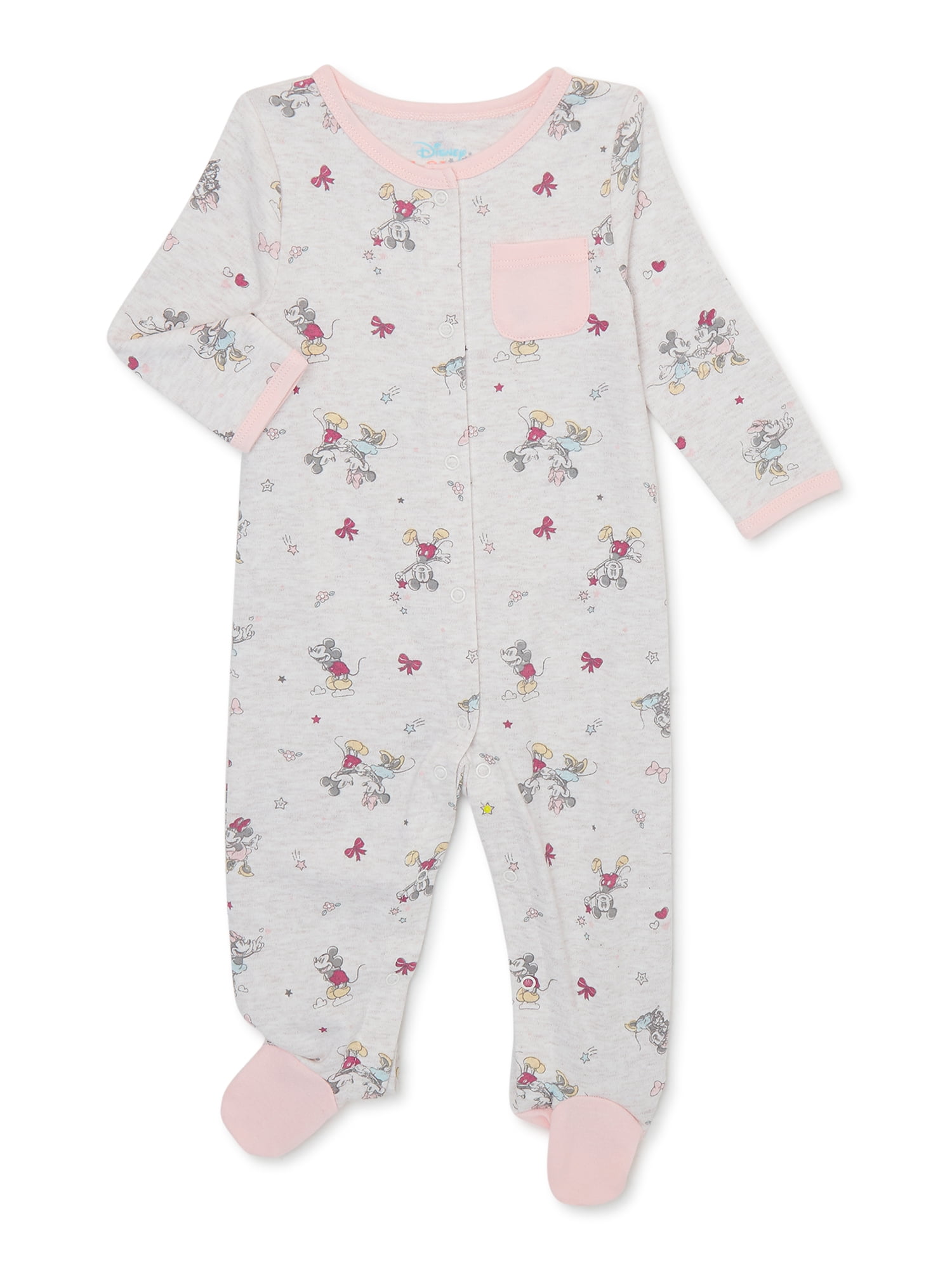 Disney Baby Wishes + Dreams Baby Girls Minnie Mouse Baby Shower Gift Set, 22-Piece, Newborn-6/9 Months