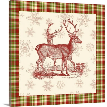 - Great BIG Canvas | Vision Studio Premium Thick-Wrap Canvas entitled Reindeer Toile I