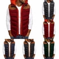 thumbnail image 4 of CENL Men Winter Sleeveless Hooded Puffer Jacket Quilted Padded Coat Outwear Waistcoat, 4 of 9