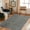 Gray, variant on Woven Textured Washable Area Rug, Non Slip Pet Friendly Rug, Stain Resistant Low Pile Indoor Carpet for Living Room Bedroom Kitchen, Durable Absorbent Non-Shedding Rug for High Traffic Areas