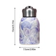 thumbnail image 2 of 1 Pcs 10oz Mini Water Bottles Stainless Steel Slim Insulated Thermal for Hot Cold Drink Thermal Small Vacuum Portable Water Bottle for Women Gifts Travel Camping Hiking (Mandarin in green), 2 of 5
