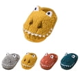 thumbnail image 6 of CAIXIA Kids Fuzzy Slippers for Boys Girls Memory Foam Lined Cute Embroidery with Non- Sole House Slippers Fuzzy Soft Indoor Outdoor Slippers Girl Gifts, 6 of 6