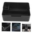 thumbnail image 4 of TABLZONE Black Car Armrest Storage Box Durable Plastic for Center Console Organizer 1Pcs, 4 of 7