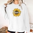 thumbnail image 4 of Penkiiy Mama Sweatshirts for Women Oversized Crewneck Sweatshirt Loose Fit Long Sleeve Pullover for Mother's Day M White, 4 of 7
