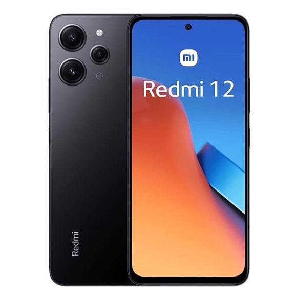 Smartphone Xiaomi Redmi 12 4GB RAM 128GB ROM Negro Desbloqueado