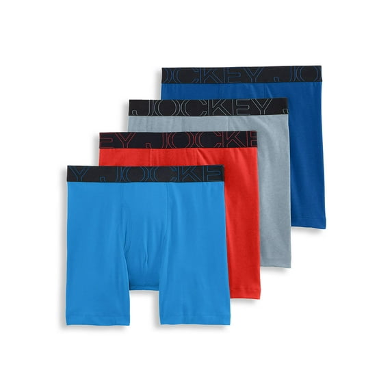 Jockey Men ActiveBlend 7" Midway Brief - 4 Pack