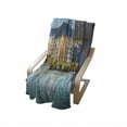thumbnail image 3 of Landscape Soft Flannel Fleece Throw Blanket, Panorama of Historic City Centre of Innsbruck Houses Along Inn River Austrian, Cozy Plush for Indoor and Outdoor Use, 50" x 60", Multicolor, by Ambesonne, 3 of 5