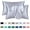 Light Gray, variant on Djiypn Satin Pillowcase For Hair And Skin, Pillowcases Standard Size Set Of 2, Luxury And Soft Satin Pillowcovers 2 Pack (20x30 Inches)