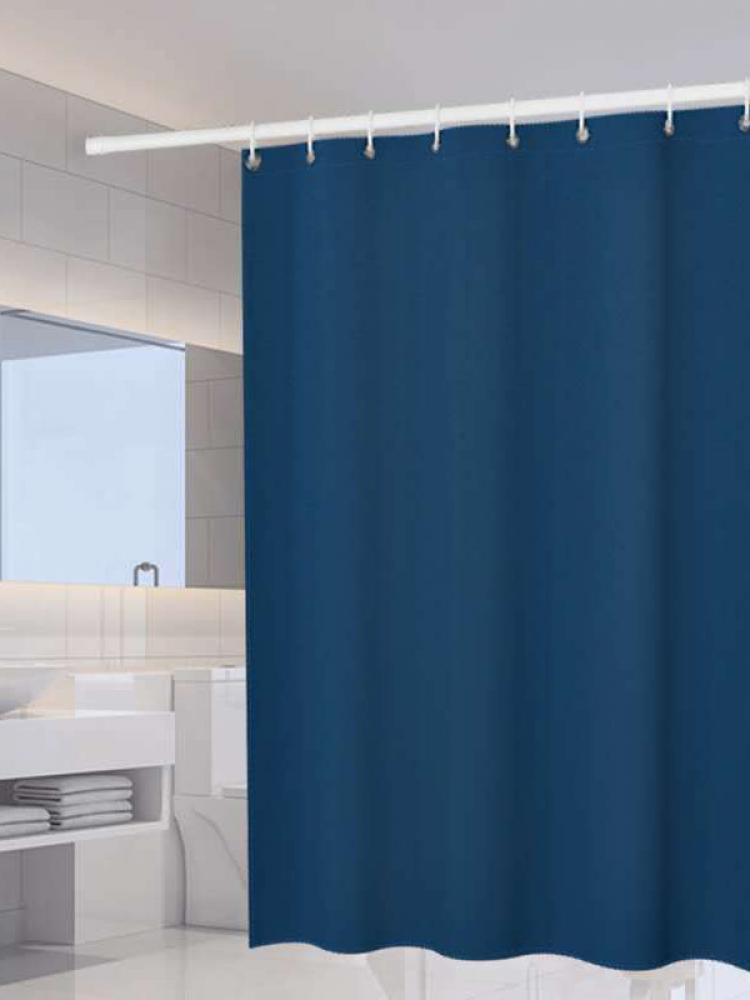 Bathroom Hooks Machine Washable, Extra Long Waterproof Shower Curtain
