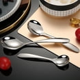 thumbnail image 1 of npkgvia Kitchen Utensils,Clearance,Original Bouillon Stainless Steel Soup Spoons 6 Set Gloss,Dinnerware Sets,Tools, 1 of 4