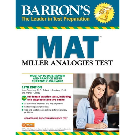 Barron S Mat Miller Analogies Test Walmart Com