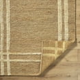 thumbnail image 5 of BoutiqueRugs Kazu Bohemian, Transitional Area Rug - Straw, Dark Brown, Dark Beige - 18" x 18" Sample, 5 of 8