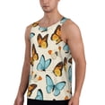 thumbnail image 3 of Rocae Butterflies for Men's Workout Tank Top Men's Running Tank Top Dry Fit Athletic Workout Tank TopsX-Large, 3 of 9