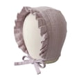 thumbnail image 5 of TFEOQRY Toddler Baby Bonnet Hat Ruffled Edge Breathable Cotton Adjustable Strap UV Protection Summer Sun Hat, 5 of 6