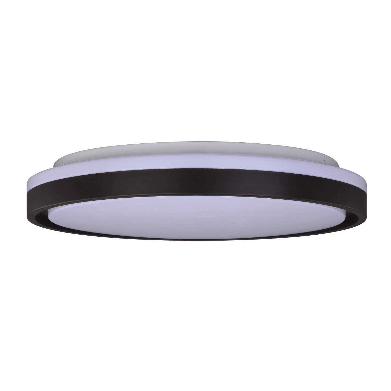 Ellie 16.25-in W Integrated LED Bronze Contemporary Flush Mount Ceiling Light Fixture