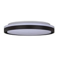 thumbnail image 6 of Ellie 16.25-in W Integrated LED Bronze Contemporary Flush Mount Ceiling Light Fixture, 6 of 8